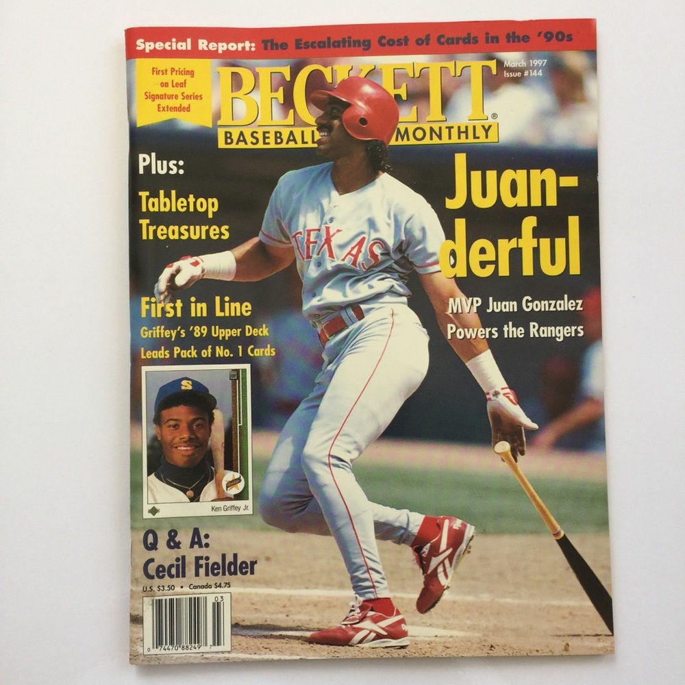 Beckett Baseball March 1997 Issue #144